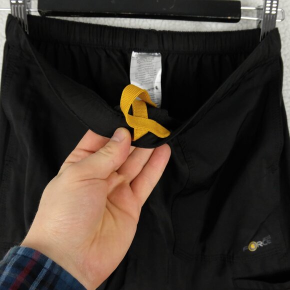 Carhartt Force Scrub Bottoms Womens Small Black Performance Medical Stretch - Picture 11 of 11